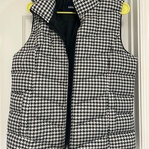 Houndstooth vest Lands’ End (M/10-12)